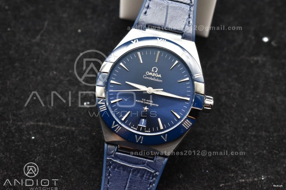 SS 1:1 Dial Blue Edition Super Blue VSF Gummy Clone A8900 Ceramic Best Blue Constellation Strap on 1229